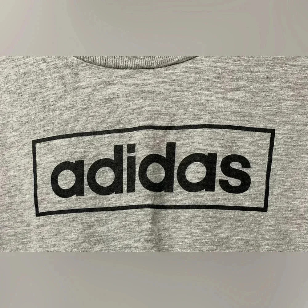 Women’s Adidas Box Gray T-Shirt Size Large Pre-Owned Excellent Condition - Picture 5 of 6